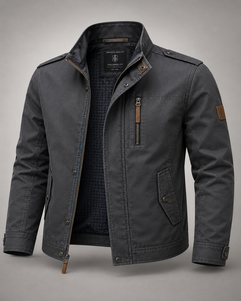 Charcoal Bomber Jacket